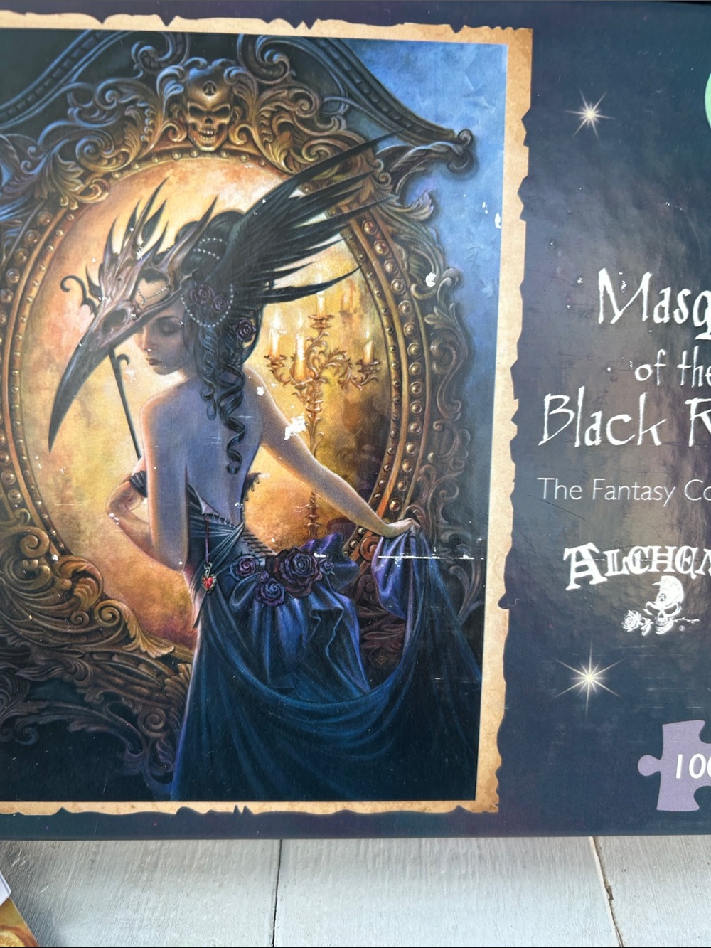 Alchemy Masque of the Black Rose Fantasy 1000 piece this was the most challengin